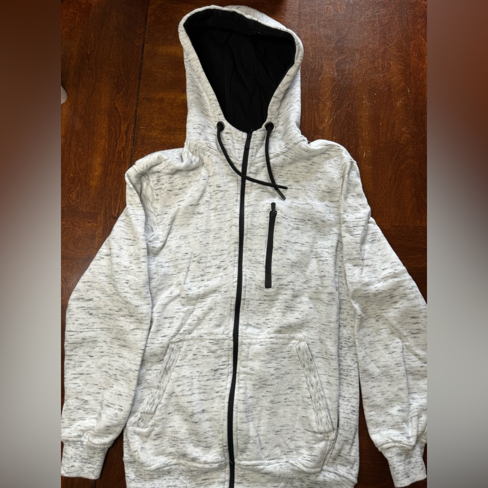 CSG White Zip-Up Hoodie